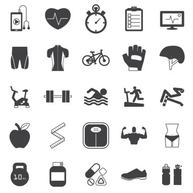 Fitness Icons set