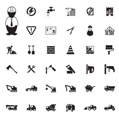 İnşaat Icons set