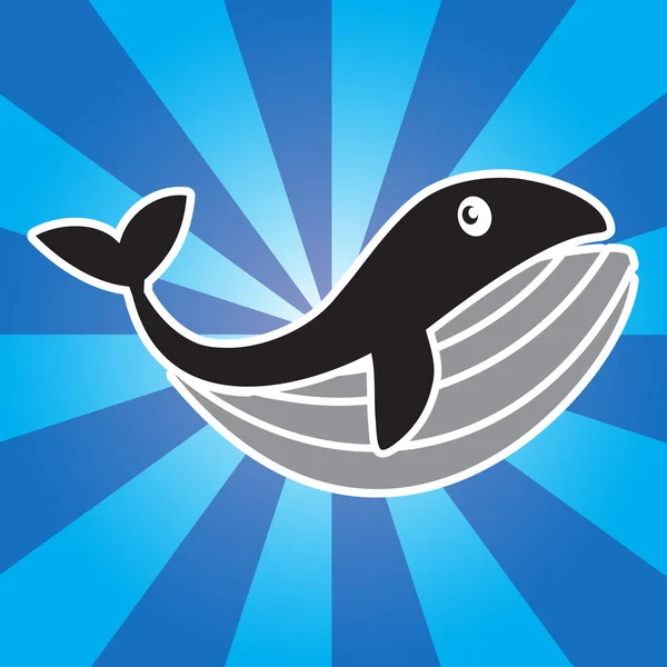 鲸鱼图标 — 图库矢量图片