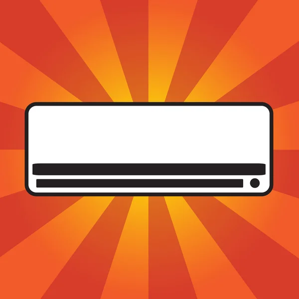 Air conditioner icon — Stock Vector