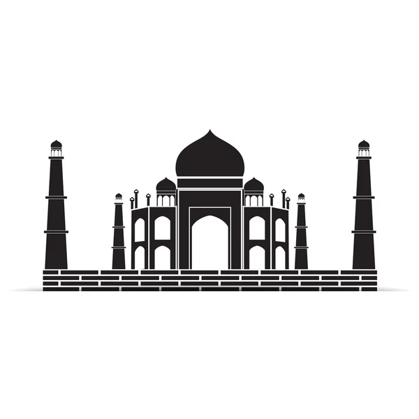 Taj mahal symbole vectoriel — Image vectorielle