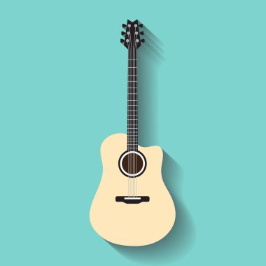 vektör gitar simgesi