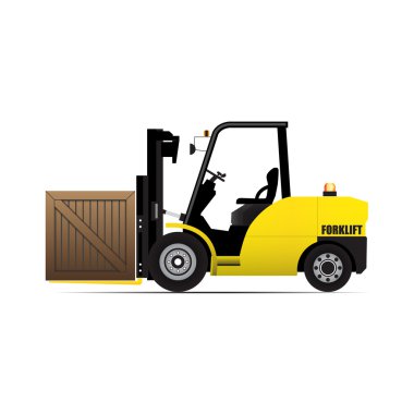 Forklift vektör 