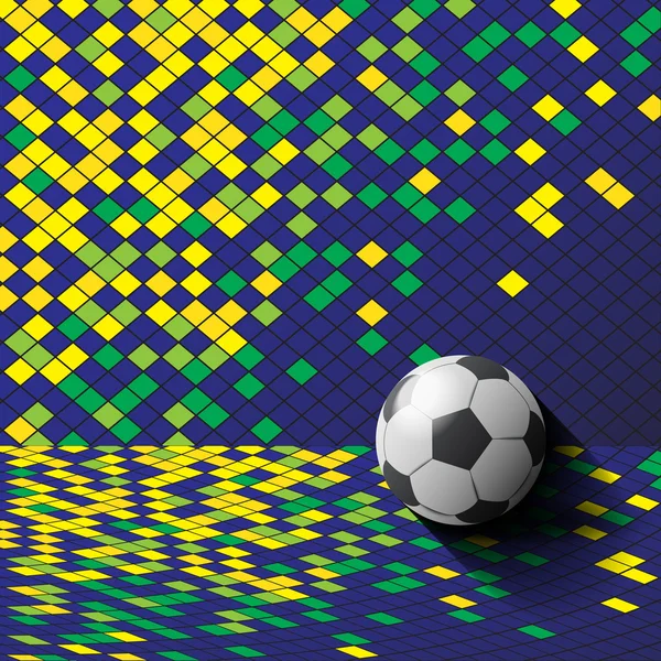 Contexte abstrait du football — Image vectorielle