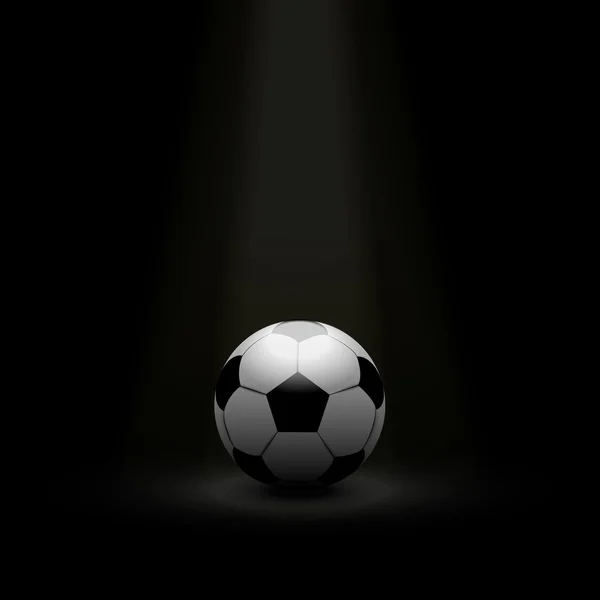 サッカー サッカー ボールの背景 — ストックベクタ