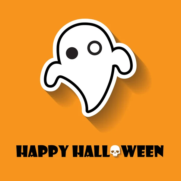 Ghosts halloween icon — Stock Vector