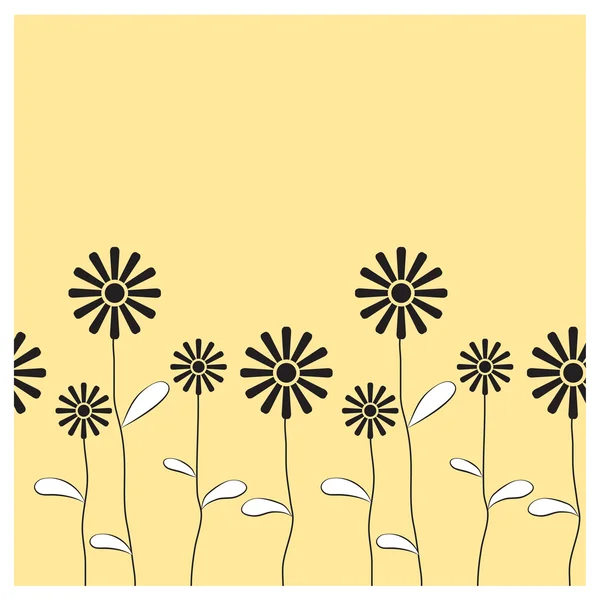 Flower background, — Stock Vector