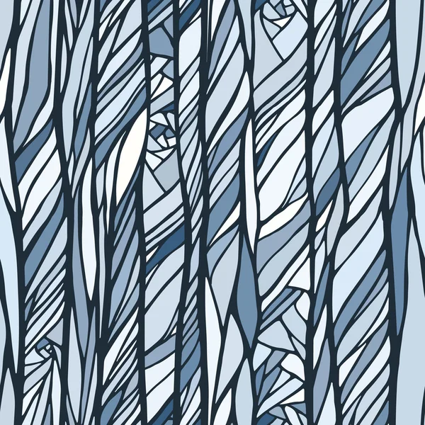 Modèle sans couture avec ornement abstrait coloré doodle — Image vectorielle