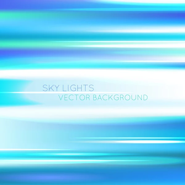 Blurred abstract sky blue vector background — Stock Vector