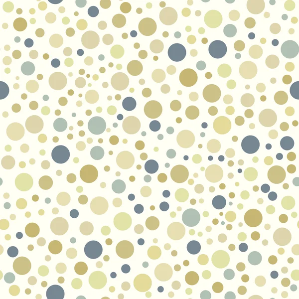 Seamless pattern, stylish colorful vintage polka dot texture — Stock Vector