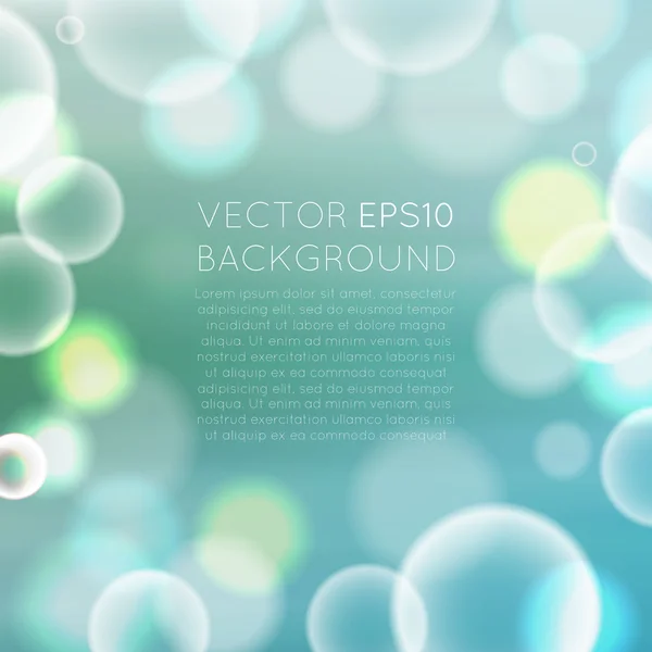 Vector kleurrijke bokeh abstracte achtergrond — Stockvector