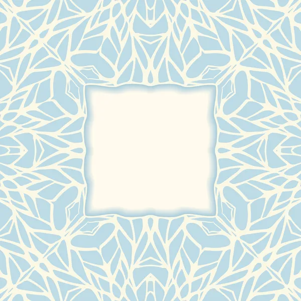Mosaik quadratisch ornamentalen abstrakten Hintergrund — Stockvektor