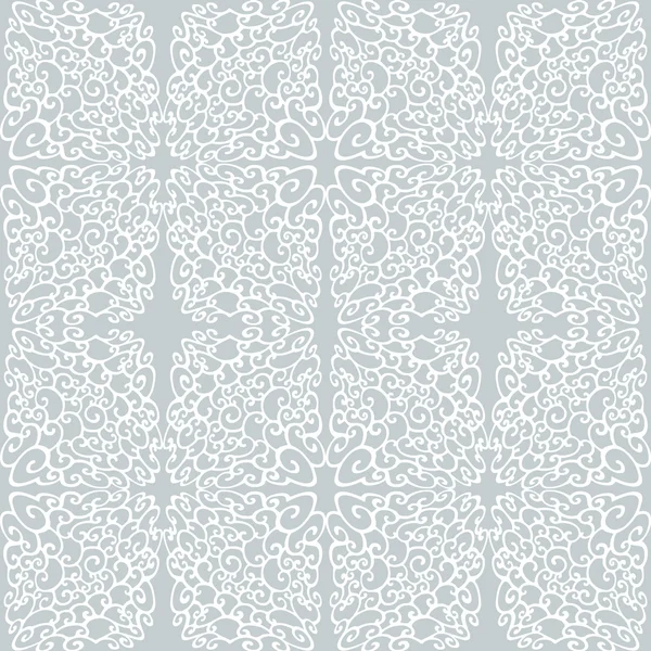 Безшовний візерунок з абстрактним каракулевим орнаментом — стоковий вектор