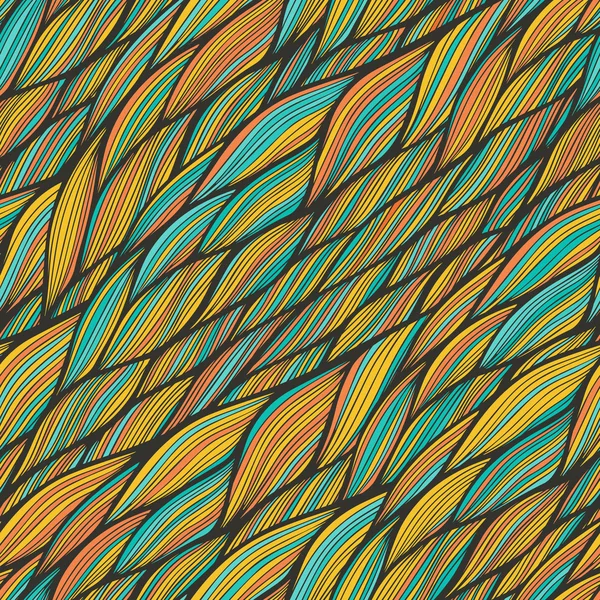 Seamless mönster med abstrakt vågor konsistens — Stock vektor