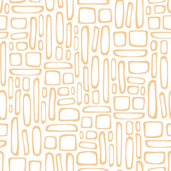 Modèle sans couture avec texture carrée abstraite doodle — Image vectorielle