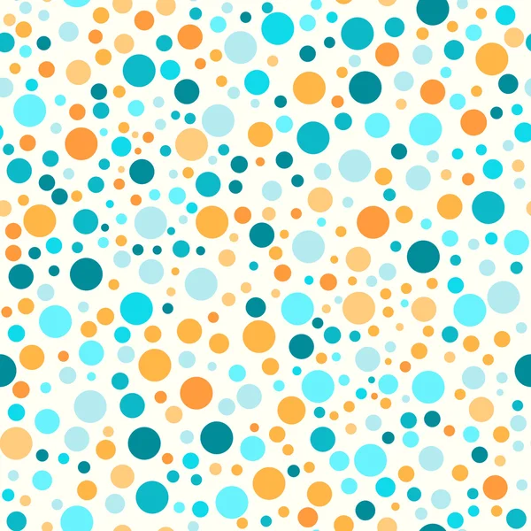 Padrão sem costura, elegante vintage polka dot textura — Vetor de Stock