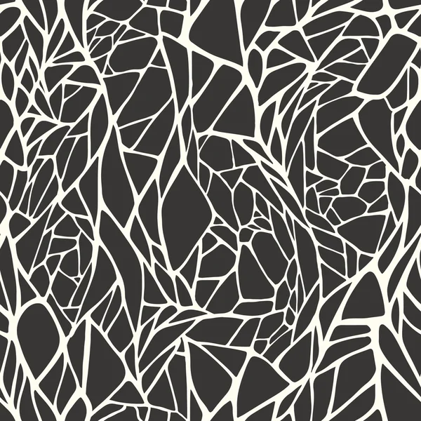 Patrón sin costura con ornamento geométrico abstracto dibujado a mano — Archivo Imágenes Vectoriales