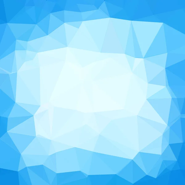 三角形中性的蓝色和白色抽象背景。模板佛 — Stock vektor