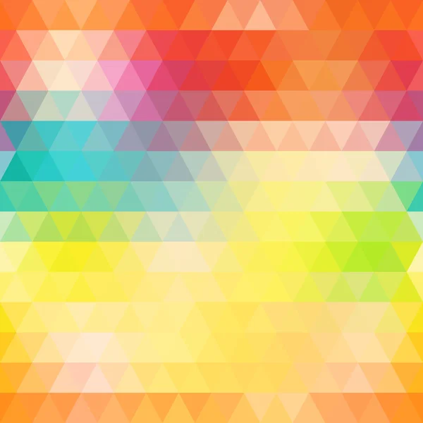 Abstrakte geometrische Dreieck Hintergrund. bunte Regenbogenseamles — Stockvektor