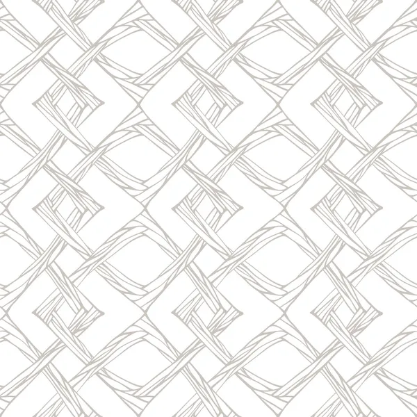 抽象的なシームレス パターンの正方形の幾何学的な飾り — ストックベクタ