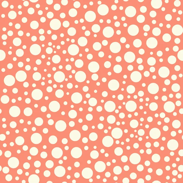 Colorful polka dot seamless pattern — Stock Vector