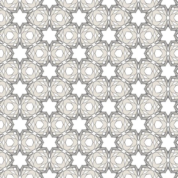 Naadloze patroon met mozaïek kant ornament — Stockvector