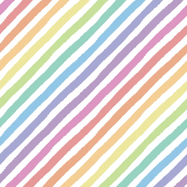 Retro seamless pattern with diagonal painted stripes — Stock vektor