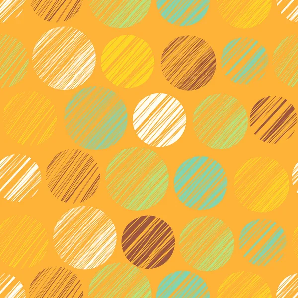 Seamless pattern with circle elements — Stock Vector