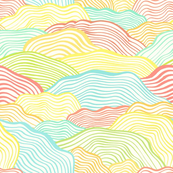 Seamless pattern with wavy scale texture — Stock Vector