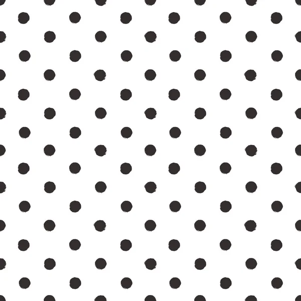 Polka dot padrão sem costura — Vetor de Stock