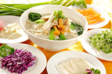 mantar çorbası yüzeyi temizleyin