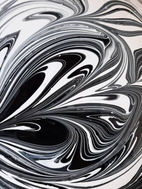 Sıradışı siyah beyaz arka plan boya dokusu. Yüksek kalite fotoğraf