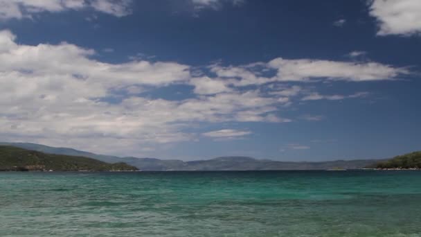 Vista desde la playa — Vídeo de stock