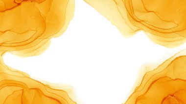 Fotokopi alanı ile turuncu mermer pankart.