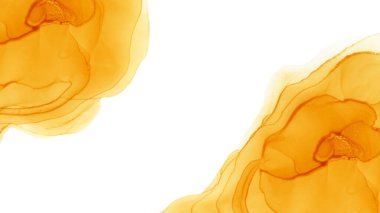 Fotokopi alanı ile turuncu mermer pankart.