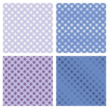 origens do padrão floral vetor