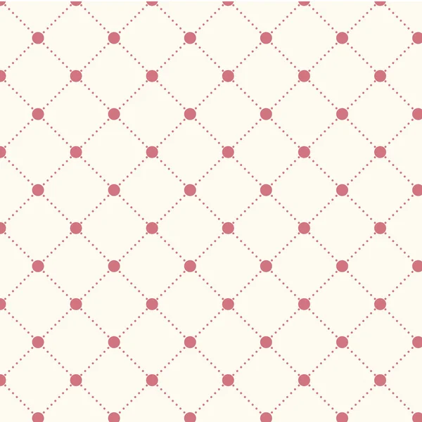 Seamless mönster med prickade rhombus — Stock vektor