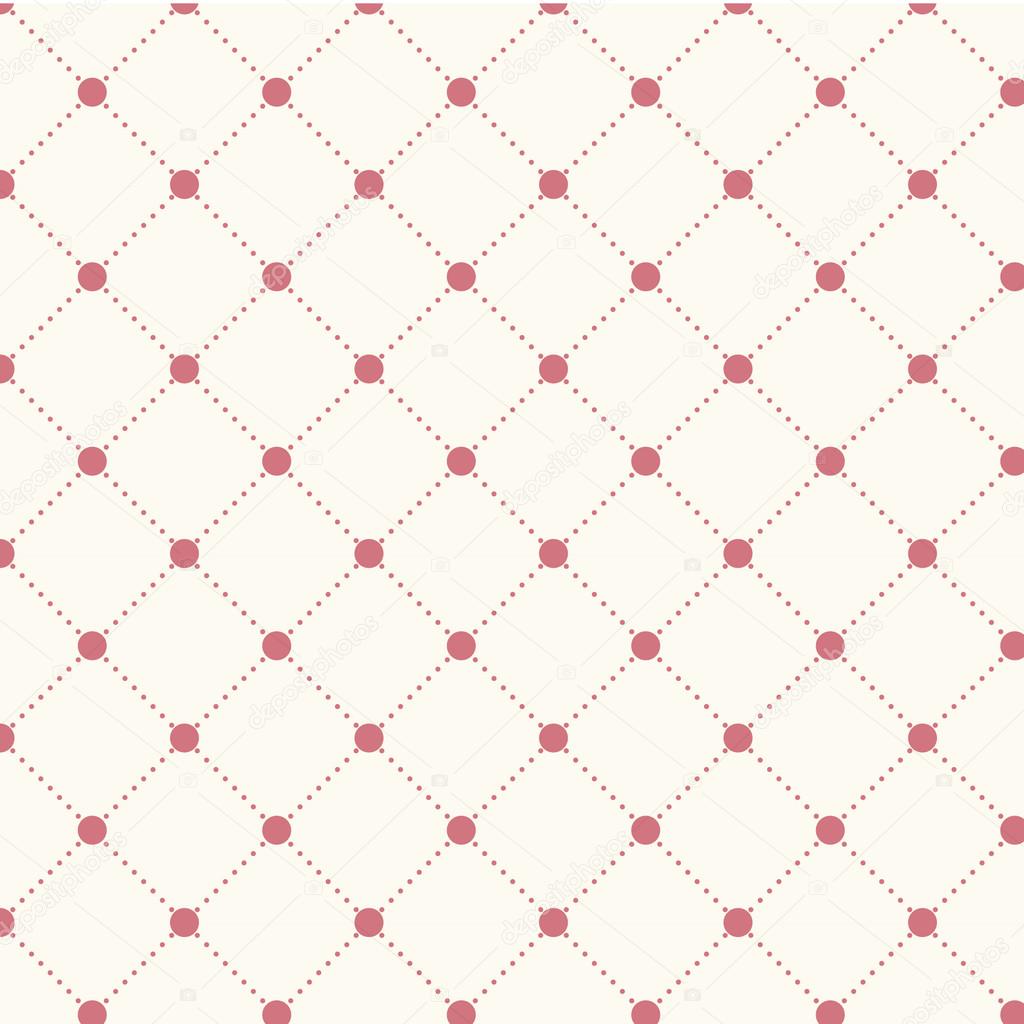 Seamless pattern  with dotted rhombus