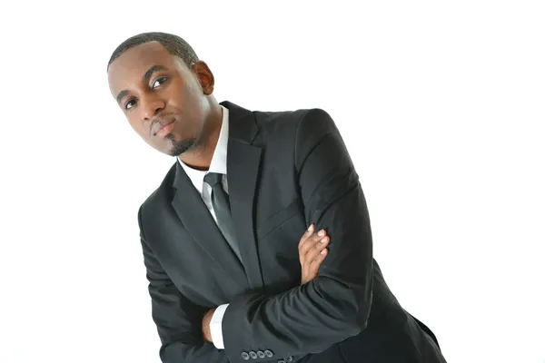 ciddi bir ifade ile işadamı