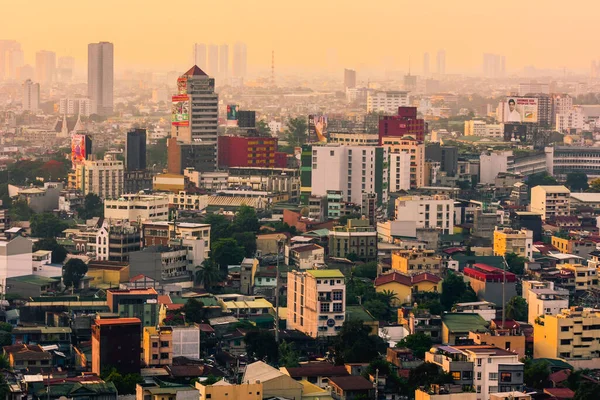 Metro Manila Filipinas Distrito Guadalupe Makati Durante Una Tarde Nebulosa — Foto de Stock