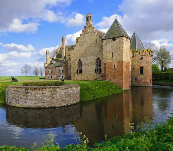 荷兰 medemblik，kasteel 葡萄园亨 — 图库照片