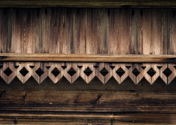 Decorative elements of the wooden house, Russia — Stock Photo, Image