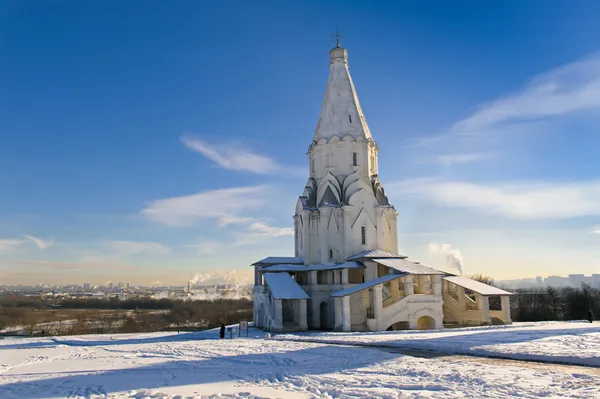 Kolomenskoye 'deki Yükseliş Kilisesi, Moskova, Rusya — Stok fotoğraf