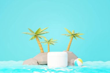 3 boyutlu boş kozmetik cilt bakımı ürünü veya güzellik sabunu ve spa konseptini taklit etmek için ambalajlama cilt sağlığı için losyon yağı nemlendirici ve markalaşma için lüks tasarım