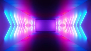 Karanlık sahnede parlayan üç boyutlu flaş ve ışık yansıması. Hız ışığı hareket çizgileri.