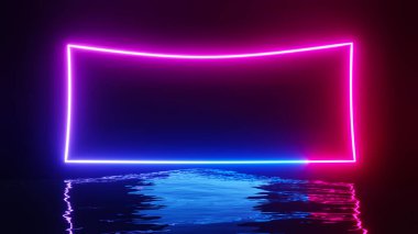 Karanlık sahnede parlayan üç boyutlu flaş ve ışık yansıması. Hız ışığı hareket çizgileri.