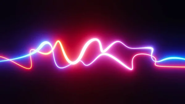 Αφηρημένο Πολύχρωμο Νέον Λαμπερό Φως Φόντο Φωτισμός Ταχύτητας Φλοίσεντ Στη — Φωτογραφία Αρχείου