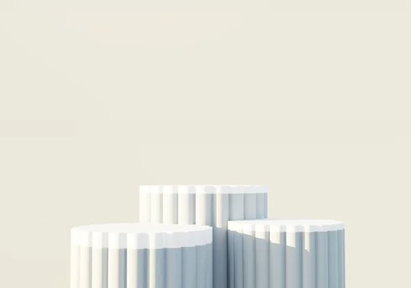 Gjengi Abstrakt Skjermpodiumplattform Produktpresentasjon Reklame Minimalt Bakteppe Med Ren Design – stockfoto