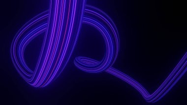 3 boyutlu hareket çizgisi hız ve güç ya da ışık yolları. Kıvrımlı kirişli yüksek hızlı ışık. 5G Teknoloji hızlı ve fütüristik geçmişi var. Soyut hareket bulanıklığı.