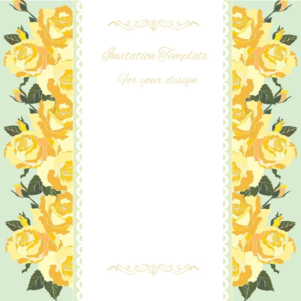 Decorative floral background. — Stock Vector